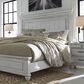 Signature Design by Ashley Kanwyn King Panel Bed in Distressed Whitewash, , large