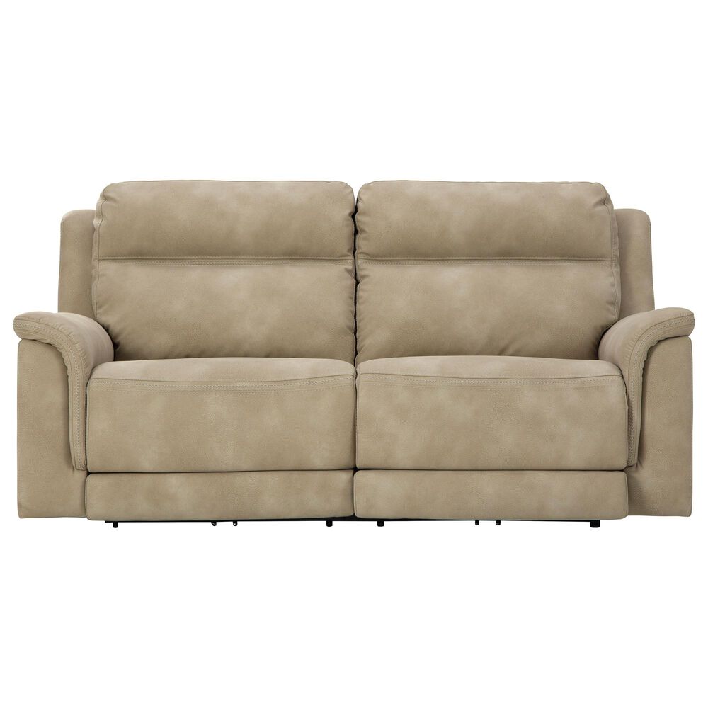 Ashley Next-Gen DuraPella Power Reclining Sofa with Power Headrest in Sand, , large