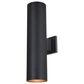 Vaxcel Chiasso 20" 2-Light Outdoor Wall Sconce in Textured Black, , large