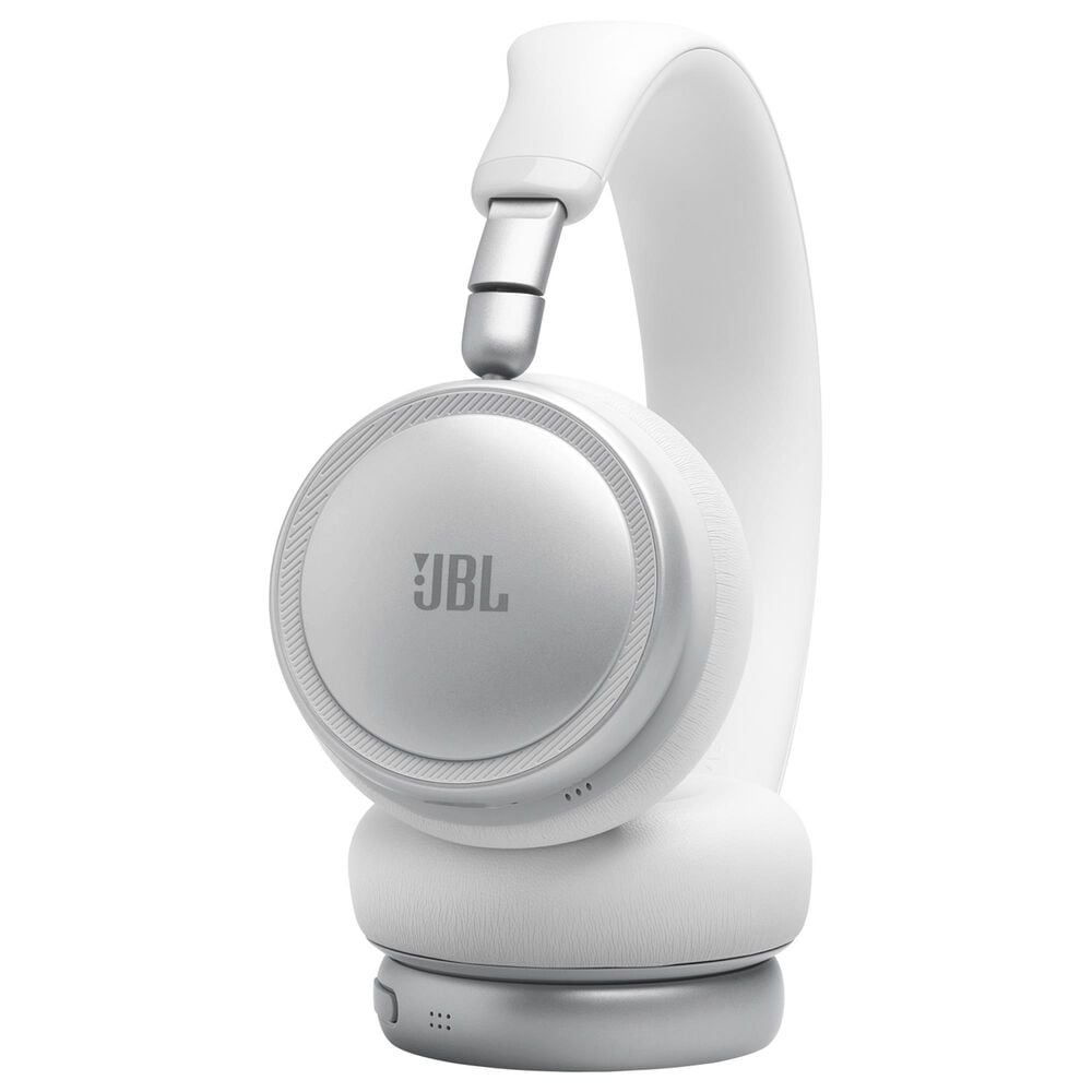 JBL Live Series Wireless Noise-Canceling On-Ear Headphones in White, , large