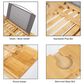 Timberlake Bathtub Tray in Natural (Set of 2), , large