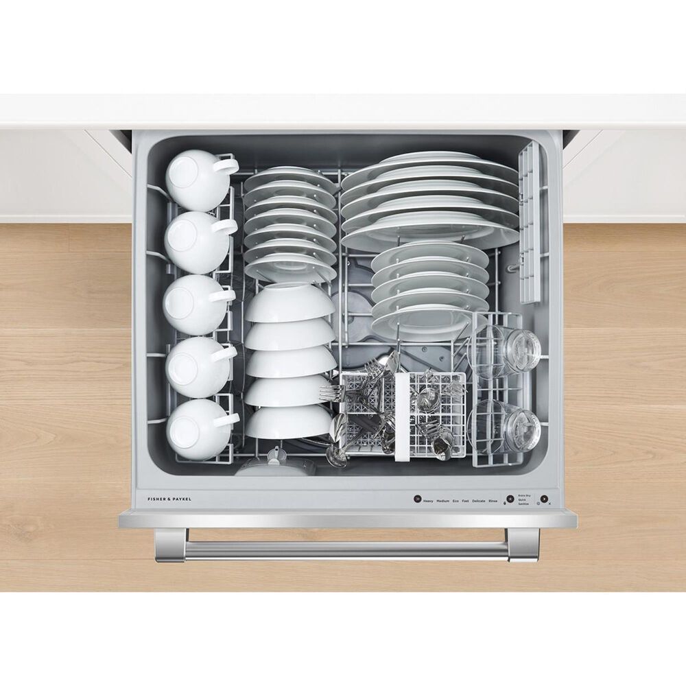 Fisher &amp; Paykel 24" Professional Built-In Double Drawer Dishwasher in Stainless Steel, , large