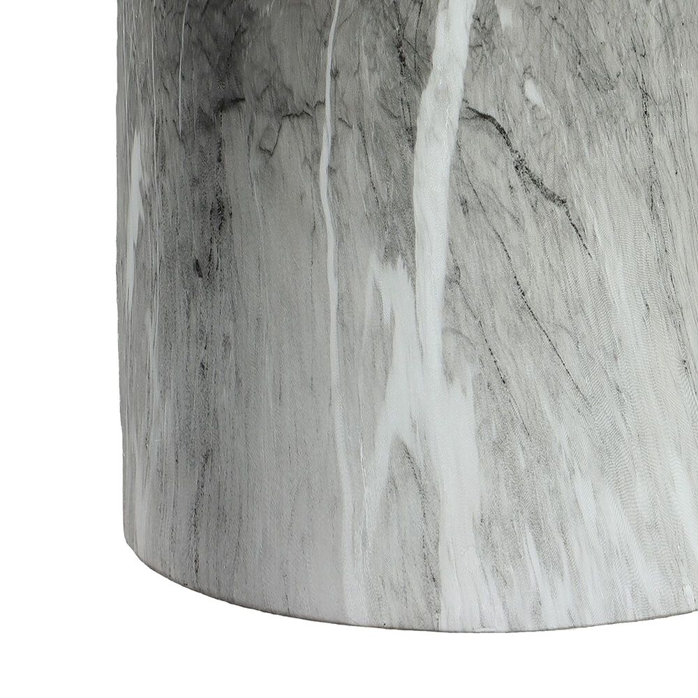 Uttermost Marvel Garden Stool in Black and White, , large