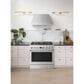 Monogram 36" All Gas Professional Range with 4 Burners and Griddle in Stainless Steel, , large