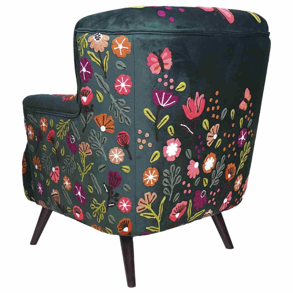 L.R. Home Matilda Floral Accent Chair in Multicolor, , large