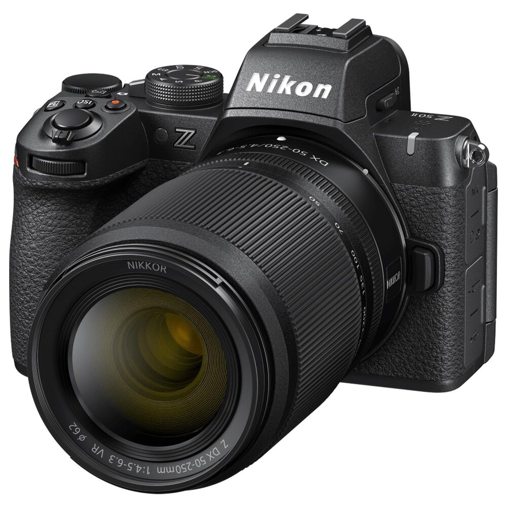 Nikon Z50II Mirrorless Camera with 16-50mm and 50-250mm Lenses in Black, , large