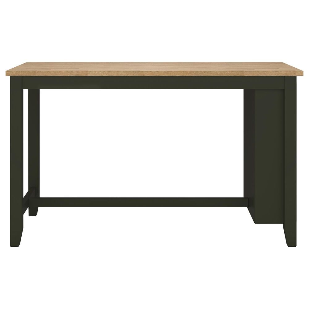 Ashley Gesthaven Counter Height Table in Natural and Green - Table Only, , large