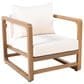 Hearth and Haven 3-Piece Patio Chat Set with Rounded Lines in Beige, , large