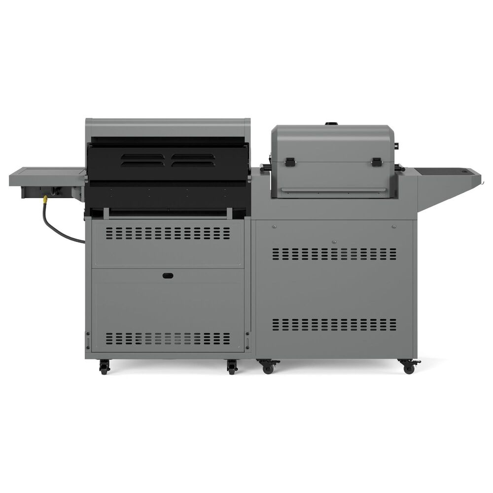 Tytus Anaheim and Emberwood 3-Piece Modular Duo with Charcoal Grill in Gunmetal Gray, , large