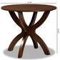 Baxton Studio Tilde Dining Table in Walnut Brown - Table Only, , large