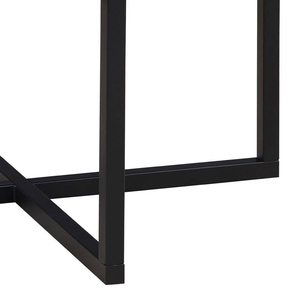 Steve Silver Furniture Magnolia Nesting Coffee Table with 4 Stools in Sand and Black, , large