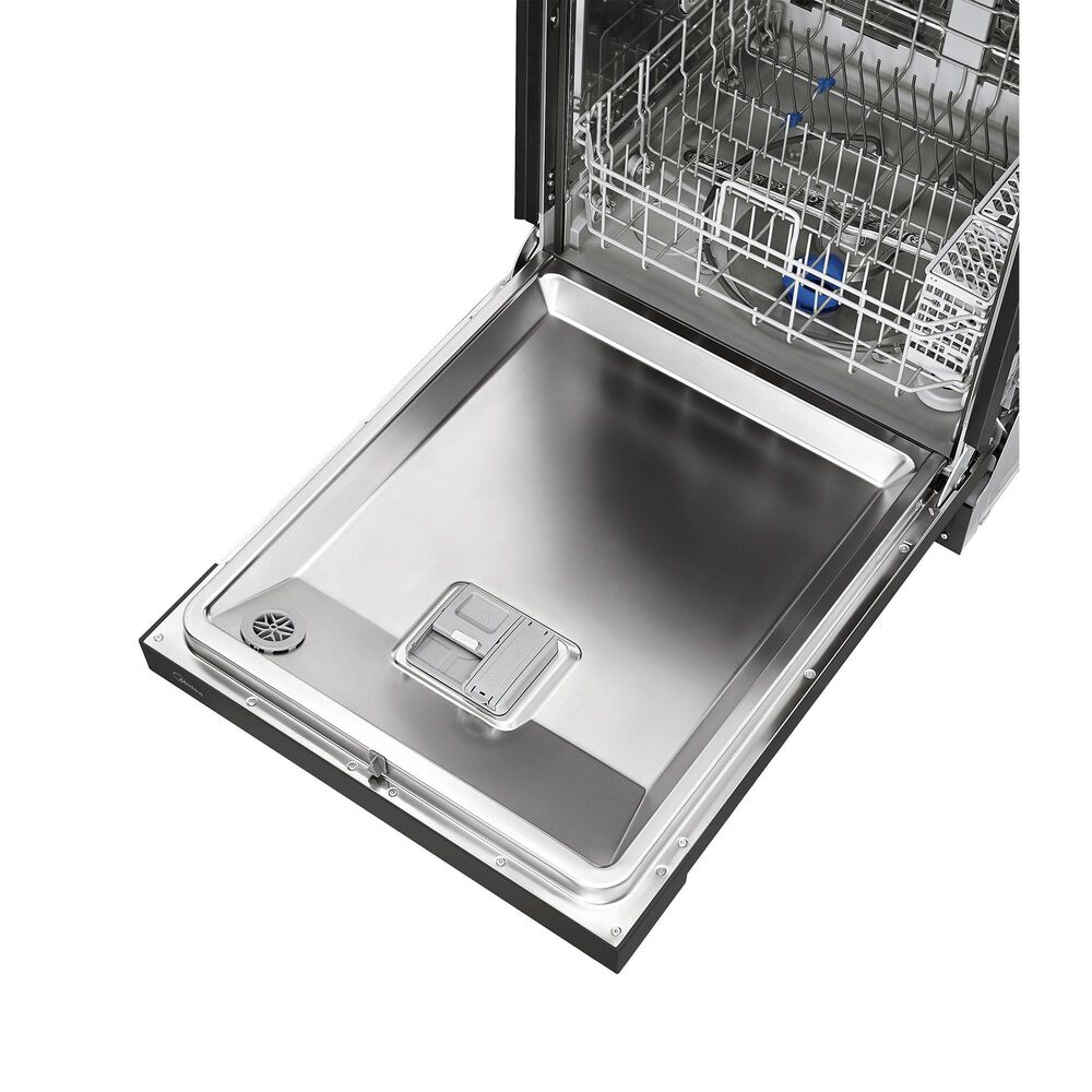 Midea 24&quot; Front Control 2-Rack Hybrid Tub Dishwasher in Black, , large
