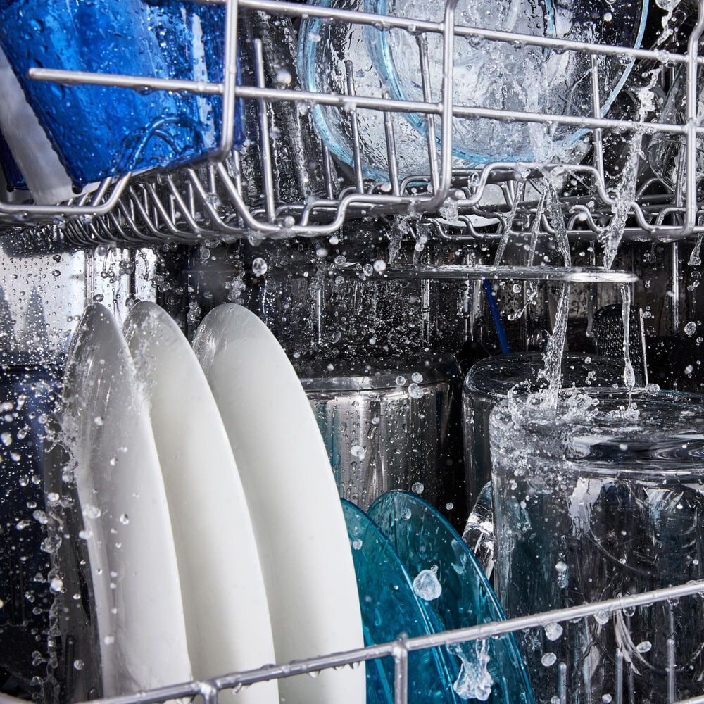 Maytag 24&quot; Built-In Pocket Handle Dishwasher in White, , large