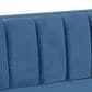 Morden Fort Channel Tufted Chair in Blue Velvet, , large