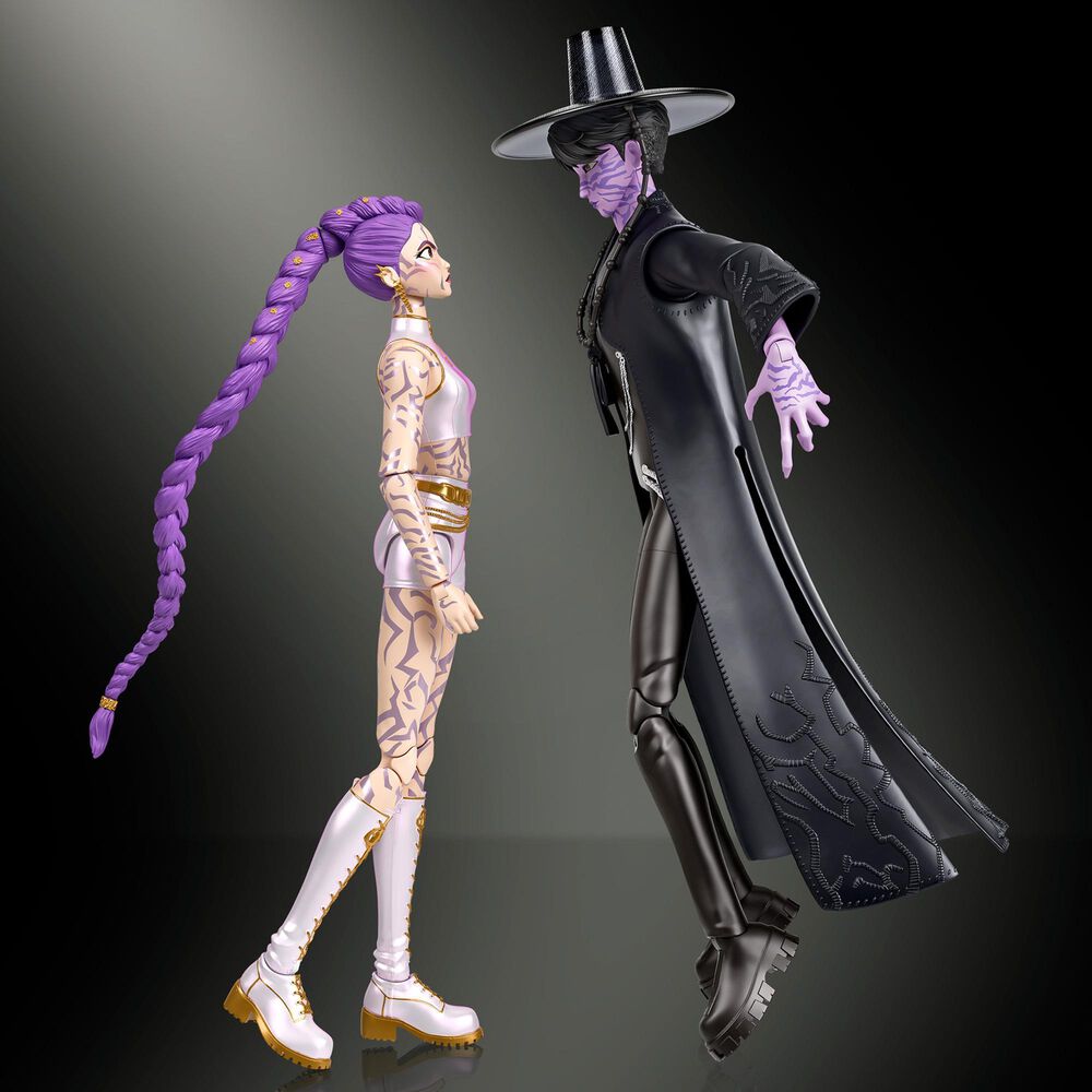 Kpop Demon Hunter 6.5" 2-Pack Rumi and Jinu Final Battle Action Figure, , large