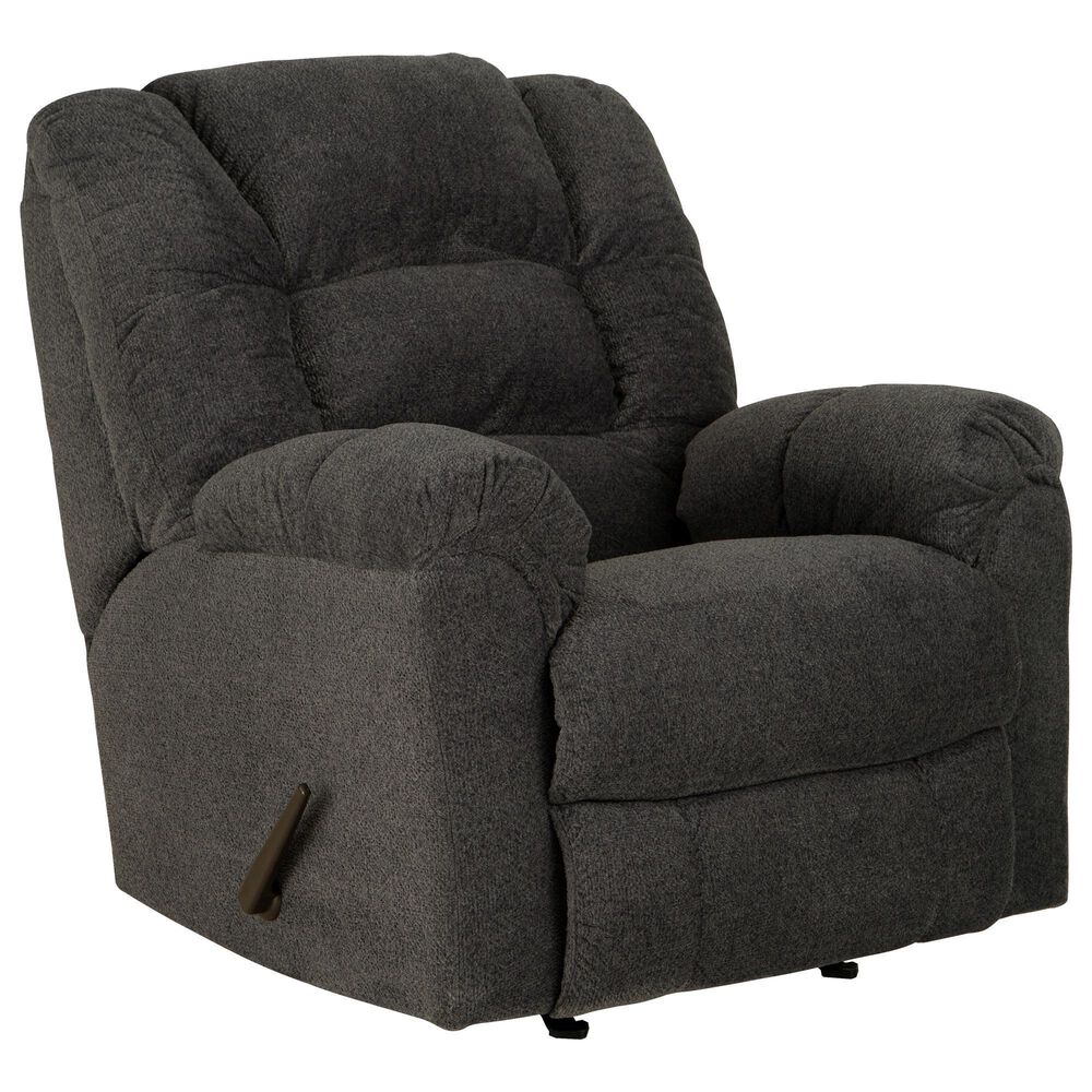 HomeStretch Champ Manual Rocker Recliner in Charcoal, , large