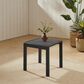 Linon Home Decor Karah Patio Side Table in Black, , large
