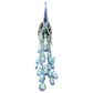 Maple and Jade Peacock Decorative Garden Sculpture with Crystal Accents in Teal, Blue, Pink and Orange, , large