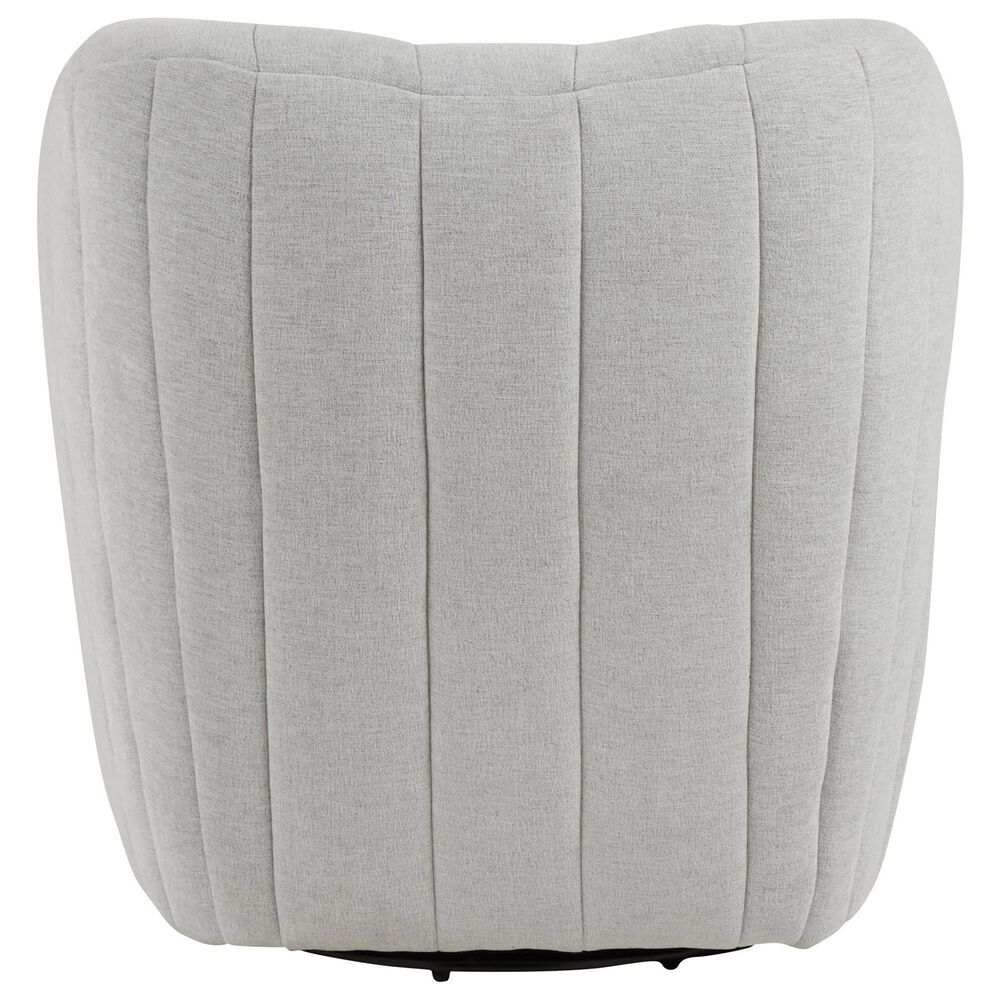 LumiSource Finley Swivel Accent Chair in Chalk, , large