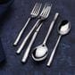 Lifetime Brands April 20-Piece Flatware Set in Stainless Steel, Service for 4, , large