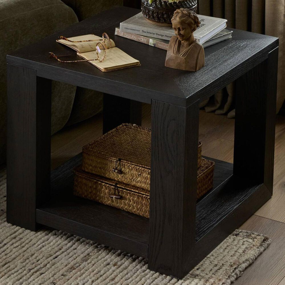 Four Hands Thomas End Table in Dark Anthracite, , large