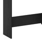HOMLUX 40" Computer Desk with Open Side Shelves in Americano and Stainless Steel, , large
