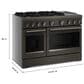 KitchenAid 6.3 Cu. Ft. Commercial-Style Dual Fuel Range in Black Ore, , large