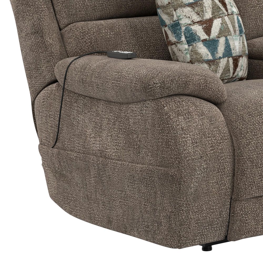 Hartsfield Joya Power Reclining Loveseat in Mushroom, , large