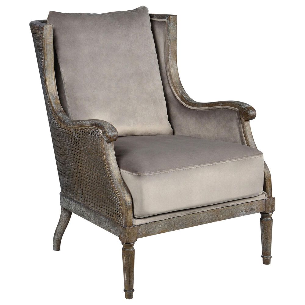 Southern Lighting Hastings Accent Chair in Chantel Ash and Gray Washed