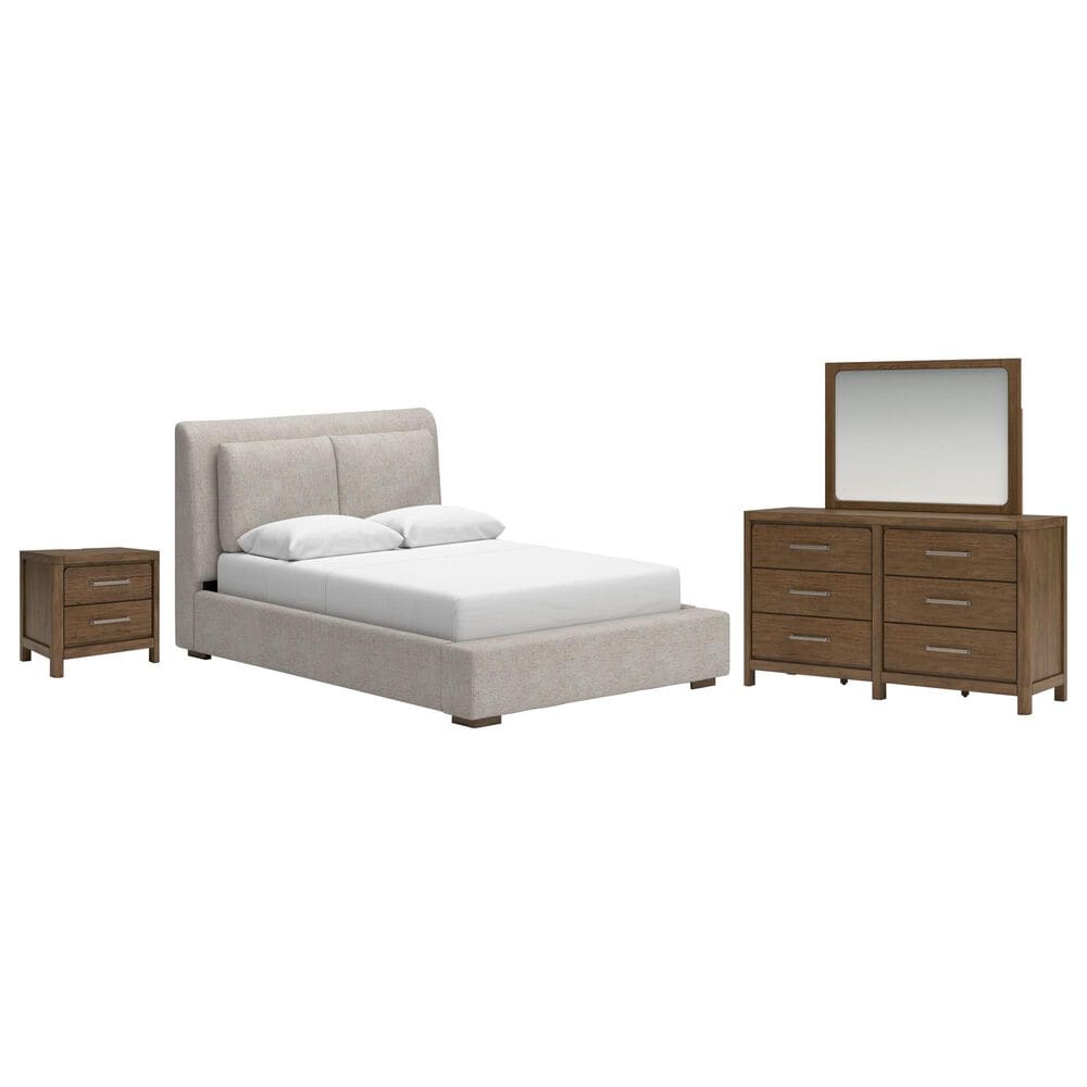 Millenium Cabalynn 4-Piece Queen Bedroom Set in Light Brown, , large