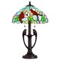 Cal Lighting Tiffany Cardinal Table Lamp in Antique Bronze, , large