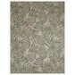 Nourison Garden Oasis GOA01 Ivory and Green 8" x 10" Indoor/Outdoor Area Rug, , large