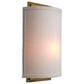 Jamie Young Direct Ship Ridgely 1-Light Linen Wall Sconce in White, , large