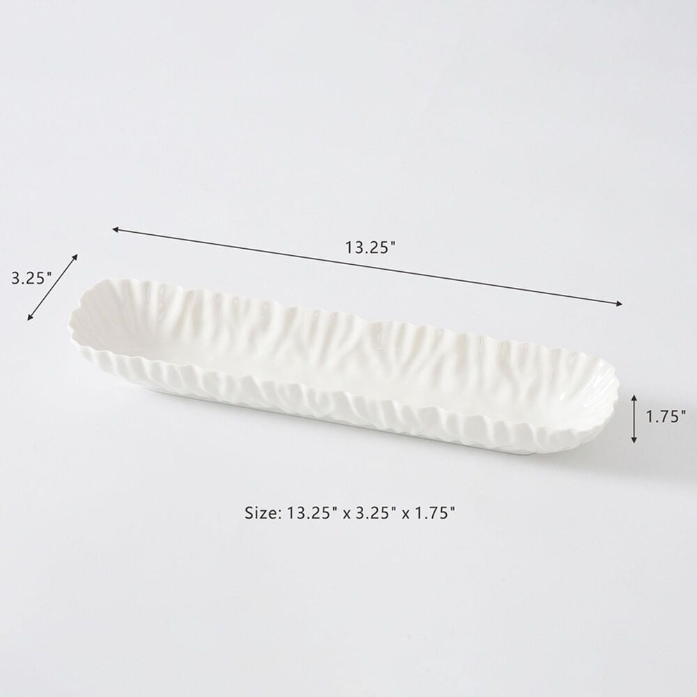 Pampa Bay Mascali Bianca Cracker Tray in White, , large