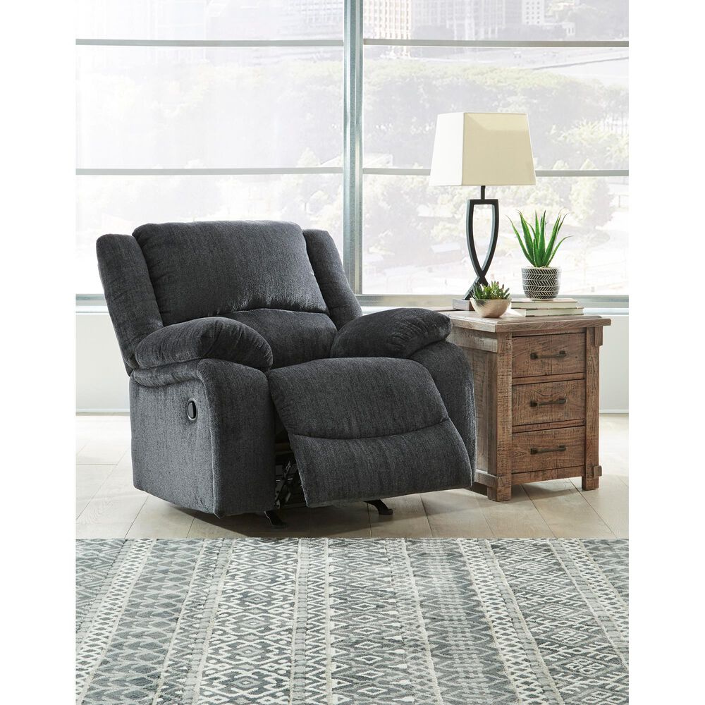 Signature Design by Ashley Draycoll Rocker Recliner in Slate, , large
