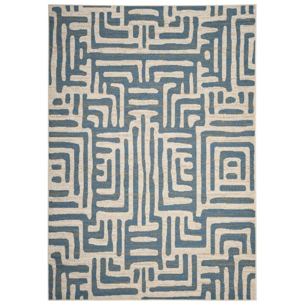 Safavieh Amsterdam AMS106C-4 4&#39; x 6&#39; Ivory/Light Blue Area Rug, , large