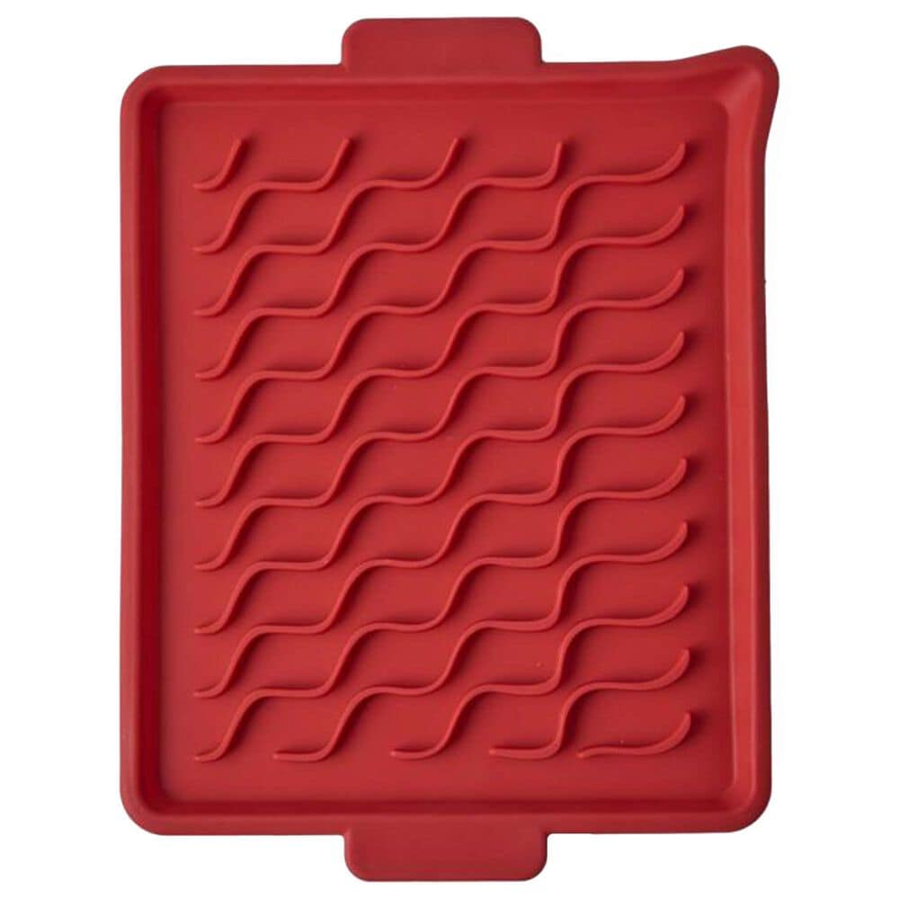 Talisman Designs Microwave Bacon Tray in Dark Red, , large