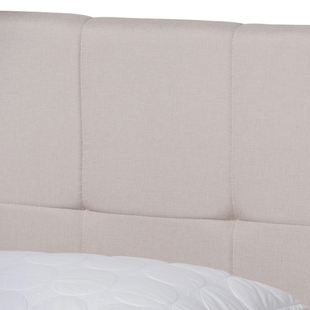 Baxton Studio Netti Queen Storage Bed with Beige Upholstered in Black, , large
