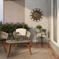 Maple and Jade 3-Tier Indoor/Outdoor Plant Stand with Scroll Details in Brown, , large