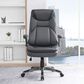 Valor Living Executive Chair with Charcoal Grey Upholstery in Titanium, , large