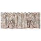 J. Queen New York Janessa 72" x 17" Window Straight Valance in Coral, Gold and Spice, , large