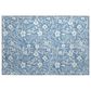 Dalyn Rug Company Soft Essentials Floral Denim 2"6" x 3"10" Indoor/Outdoor Area Rug, , large