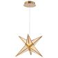 Golden Lighting Spectrum 18" 1-Light LED Chandelier in Rose Gold, , large