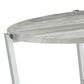 Mayberry Hill Landry Table Set in Grey and Chrome (Set of 3), , large