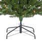The Gerson Company 7.5" Pre-Lit Artificial Natural Cut Narrow Dover Pine with White Lights in Green, , large
