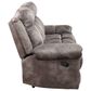 Steve Silver Nashville Manual Reclining Sofa with Drop Down Console in Grey, , large