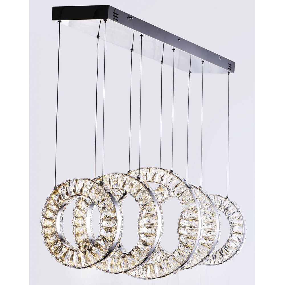Maxim Lighting Charm 5-Light Chandelier in Polished Chrome, , large