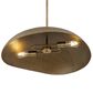 Maxim Lighting Denarii 24" 2-Light Iron Pendant in Natural Gold, , large