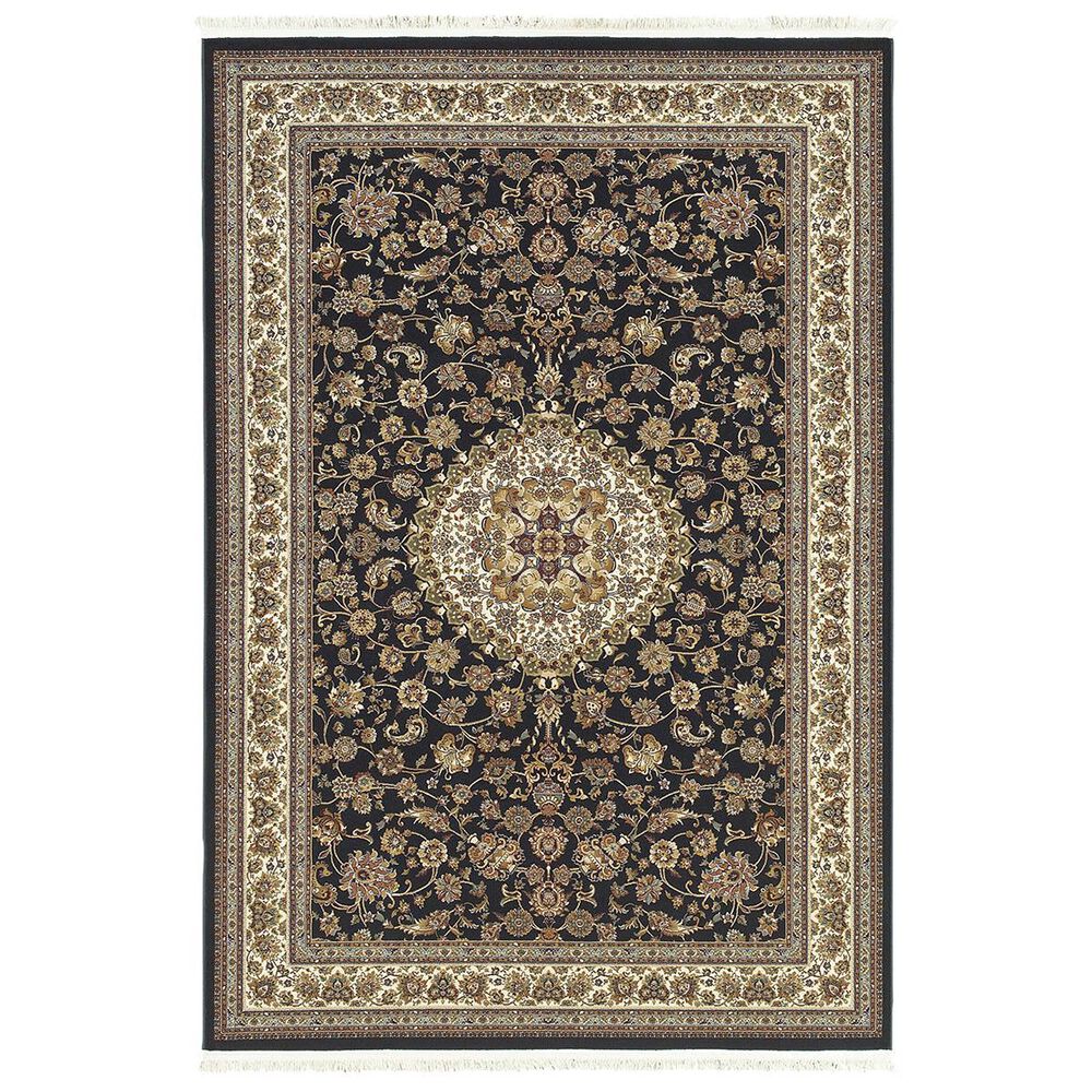 Oriental Weavers Masterpiece 033B 2"3" x 10" Black Runner, , large