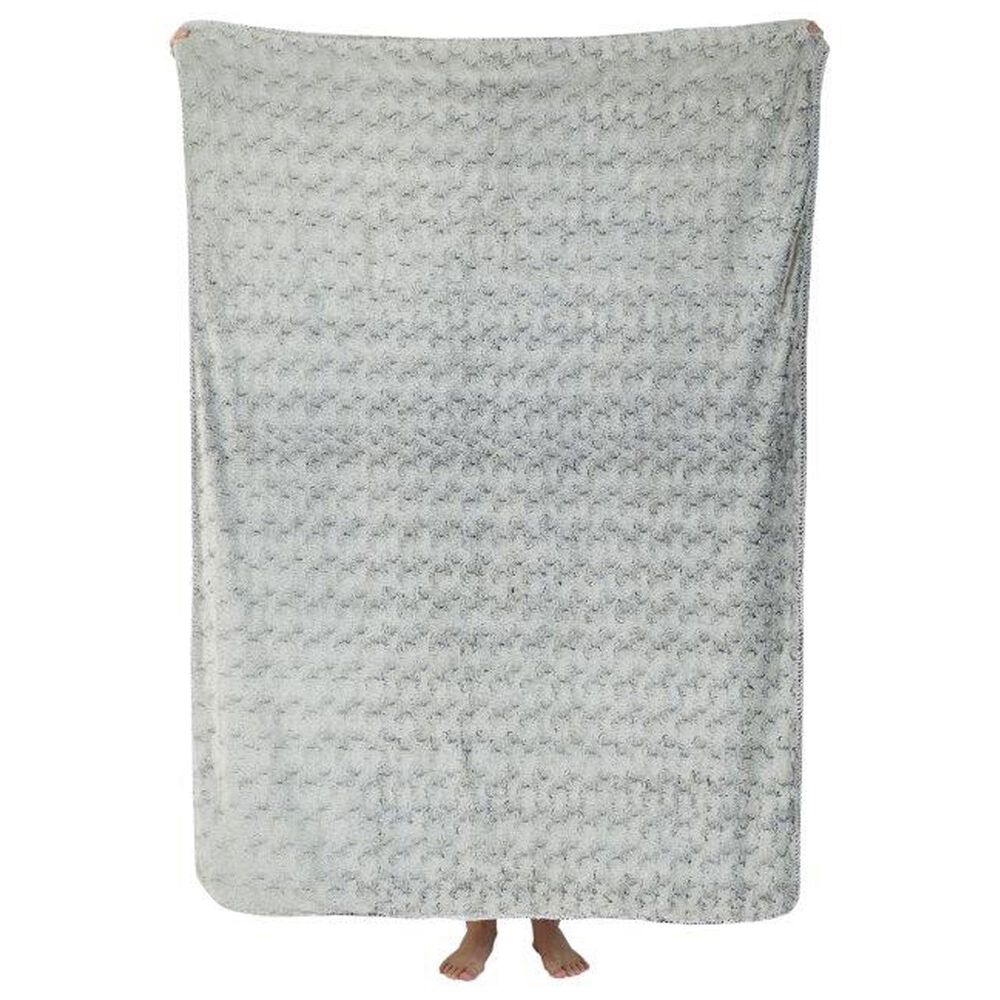 Duke Imports Regal Comfort Rainfall 50" x 70" Throw in Gray, , large